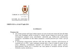 Ordinanza sindacale n. 44